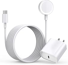Fast Charger for Apple Watch Charger, USB C iPhone Watch Charger Plug Adapter & Long 6.6FT iWatch Portable Wireless Fast Charging Cable Cord Compatible with Apple Watch Series 10/9/8/7/SE/6/5/4/3/2/1 - Image 1