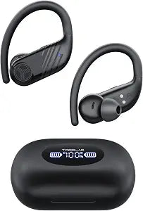 TREBLAB X3-Pro Earbuds Wireless Bluetooth, Earhook IPX5 11H Powerbank