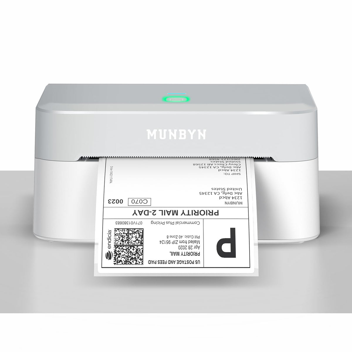 MUNBYN Bluetooth Thermal Label Printer, Wireless 4x6 Shipping Label Printer