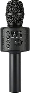 Wireless Bluetooth Karaoke Microphone with Built-in Speakers + HD Recording, Portable Handheld Mic | Black - Image 1