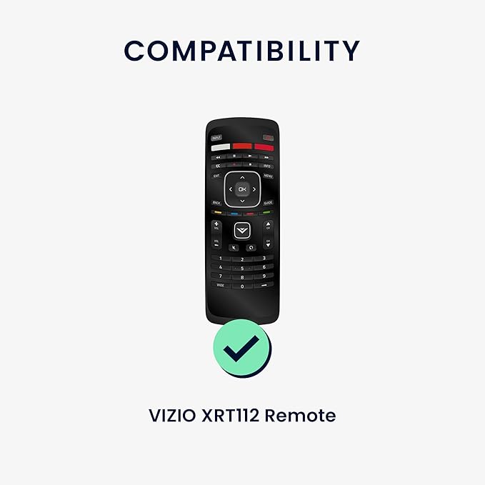 kwmobile Case Compatible with VIZIO XRT112 Remote Case - Soft Silicone Cover for Remote Control - Dark Blue