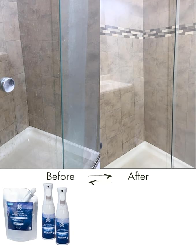 Multi-Surface Cleaner & Degreaser, Home and Kitchen degreasing; Spray for Glass, Countertops, Appliances, and Floors - Eco-Friendly and Non- Toxic Cleaner & Degreaser (Unscented)