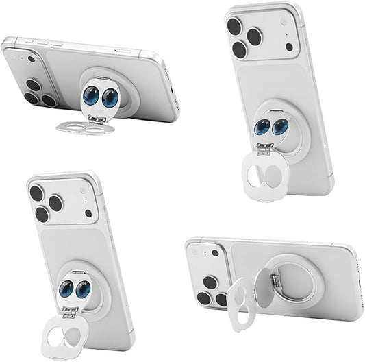 Magnetic Phone Ring for MagSafe Grip with 360° Rotation & Strong Magnet Phone Ring Holder Grip– Universal Compatible with iPhone 17/16/15/14/13 Pro Max Mag Safe Accessories Android