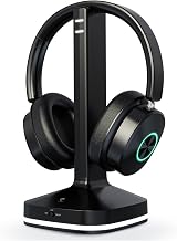 Earbay Wireless Headphones for TV, TV Headphones, Headphone for TV, Over Ear No Delay Wireless Headset with Transmitter Charging Base, 3 Audio Modes for Seniors, Gifts for Parents/Elderly - Image 1