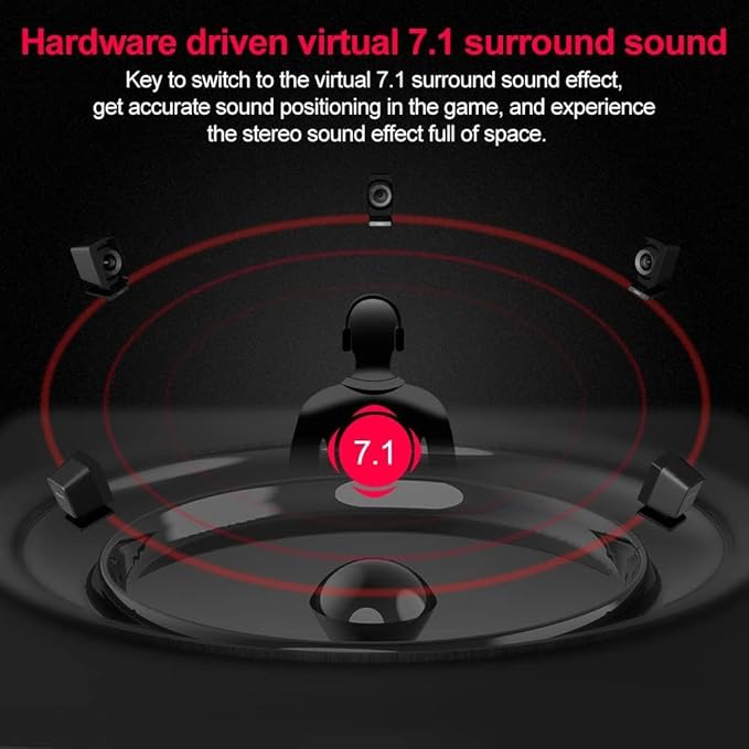 [Upgrade] 1Mii USB Sound Card, 3.5mm Jack Audio Adapter - Virtual 7.1 Surround Sound - USB Adapter for Desktop/Laptop/Game Equipments, External Sound Card No Drivers Needed Plug and Play