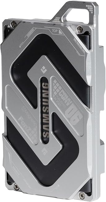 Magnetic Aluminum Expansion Holder for Samsung SSD T7 - with 1/4 Screw Mounting (Sliver)