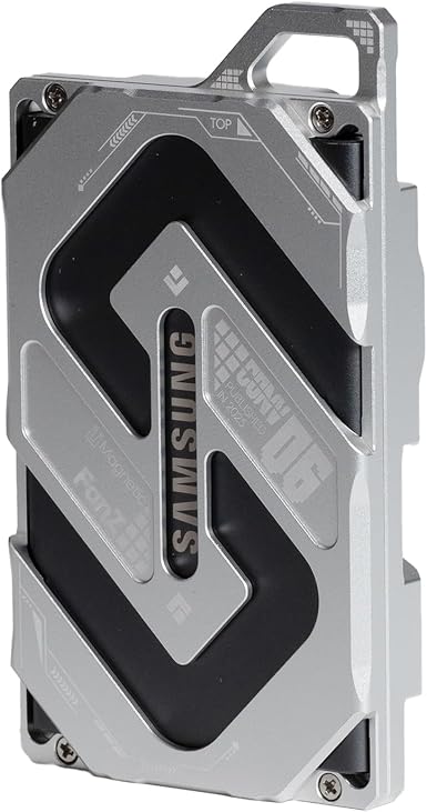 Magnetic Aluminum Expansion Holder for Samsung SSD T7 - with 1/4 Screw Mounting (Sliver)