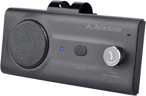 Avantree CK11 - Bluetooth 5.0 Hands-Free Car Speakerphone, Titanium