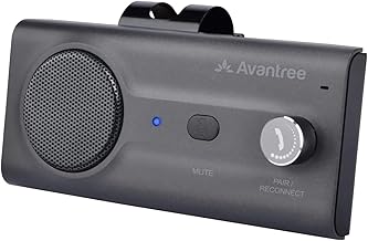 Avantree CK11 - Bluetooth 5.0 Hands-Free Car Speakerphone, Titanium