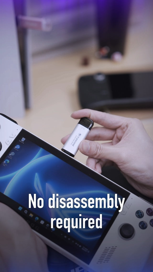 Transcend 128GB ESD310 Dual Portable SSD 1050MB/s USB-A+C, Thumb Drive