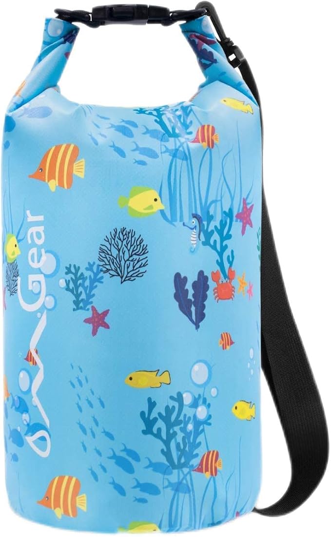 OMGear Waterproof Dry Bag Backpack Phone Pouch 40L/30L/20L/10L/5L Floating Dry Sack for Kayaking Boating Outdoors Activities