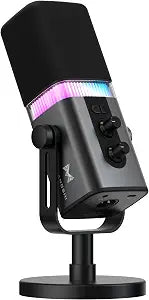 MAILANGSHI 192kHz/32-bit Dynamic Microphone for PC, USB/XLR Gaming Mic