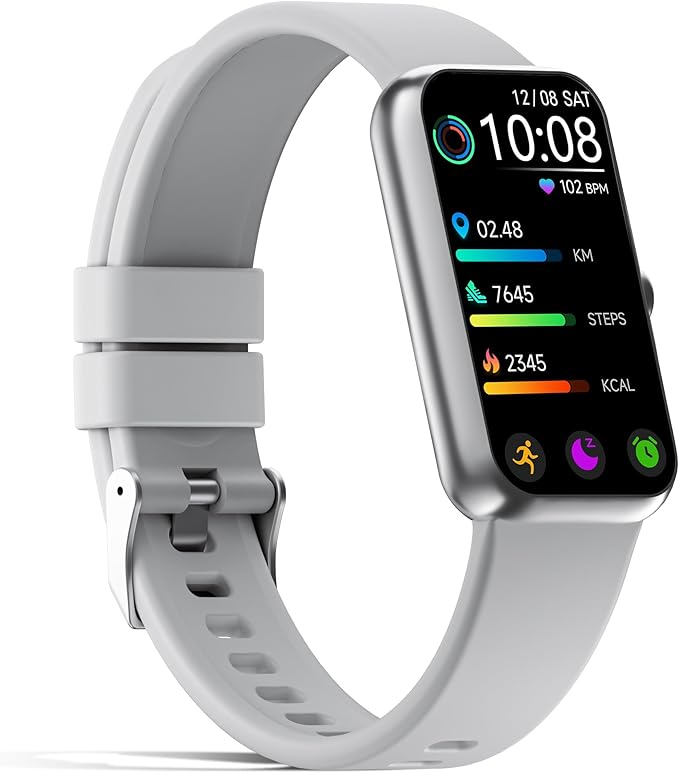 Fitness Tracker with 24/7 Continuous Heart Rate, Blood Oxy-gen Monitor, Smart Watch with Sleep Monitor, IP68 Waterproof Activity Tracker Step Counter for Women Men