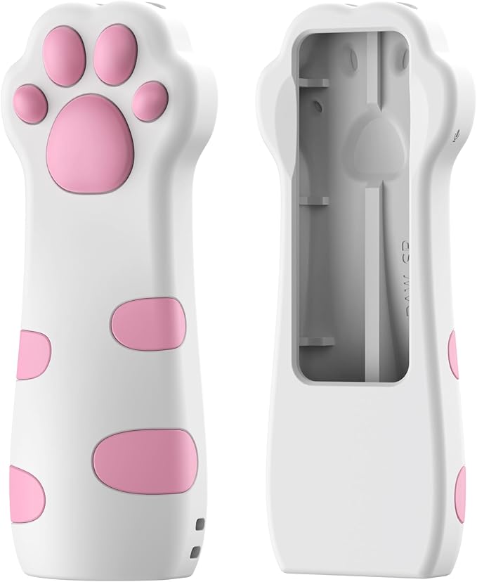 SIKAI CASE Silicone Case Fit Designed for Apple TV 4K 2021/2022 Siri Remote Protective Case with Shockproof Compatible with AirTag (Pink Paw)