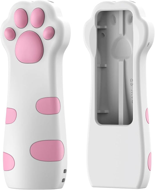 SIKAI CASE Silicone Case Fit Designed for Apple TV 4K 2021/2022 Siri Remote Protective Case with Shockproof Compatible with AirTag (Pink Paw)
