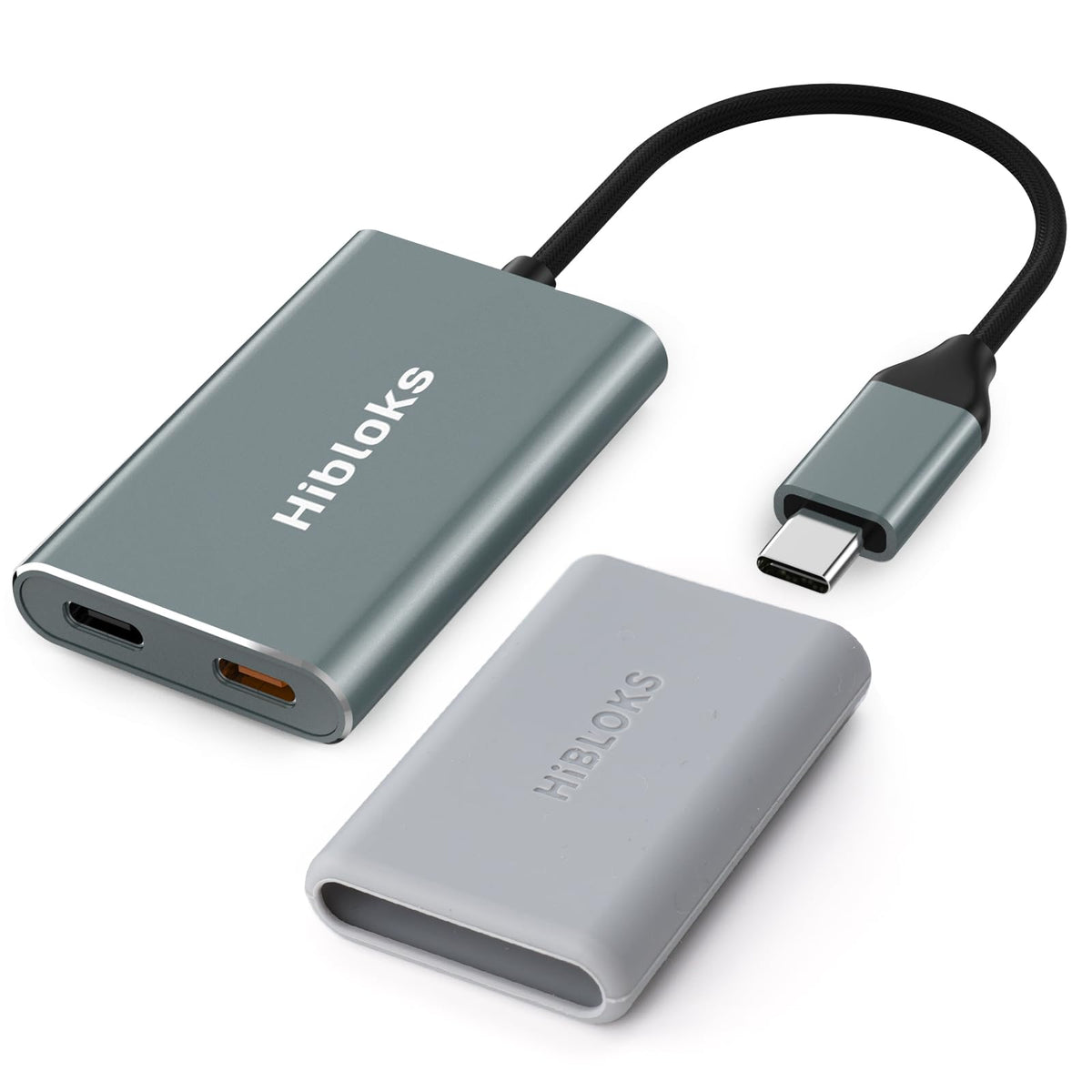 HiBloks USB-C AR Hub and Charging Adapter for Switch 2 and AR Glasses