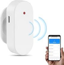 WiFi Human Presence Sensor: 24G mmWave Radar Bulit in Light Sensor, Zone Positioning, Sensitivity Settable,Tuya App Remote Control, Compatible with Alexa, Smart Motion Sensor for Home Automation