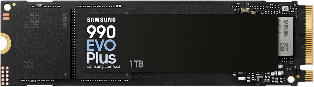 Samsung SSD 990 EVO Plus 1TB, PCIe Gen 4x4 | 5x2 M.2 2280, Up to 7,150 MB/s