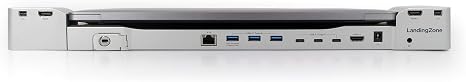 LandingZone 18-Port Docking Station for the 15-inch MacBook Pro with Touch Bar and 4 USB-C Ports [MacBook Model A1707 & A1990 Released 2016-2019] (140W Power Adapter & Four External Display Support)