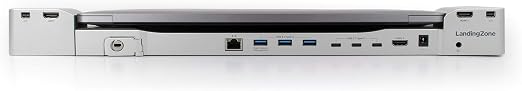 LandingZone 18-Port Docking Station for the 15-inch MacBook Pro with Touch Bar and 4 USB-C Ports [MacBook Model A1707 & A1990 Released 2016-2019] (140W Power Adapter & Four External Display Support)