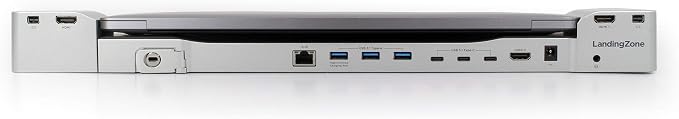 LandingZone 18-Port Docking Station for the 15-inch MacBook Pro with Touch Bar and 4 USB-C Ports [MacBook Model A1707 & A1990 Released 2016-2019] (140W Power Adapter & Four External Display Support)