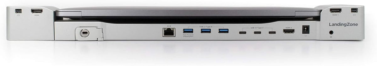 LandingZone 18-Port Docking Station for the 15-inch MacBook Pro with Touch Bar and 4 USB-C Ports [MacBook Model A1707 & A1990 Released 2016-2019] (140W Power Adapter & Four External Display Support) - Image 1