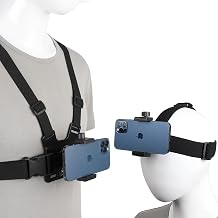 PellKing Phone Head Mount & Chest Strap Mount,for First-Angle Shooting - Image 1