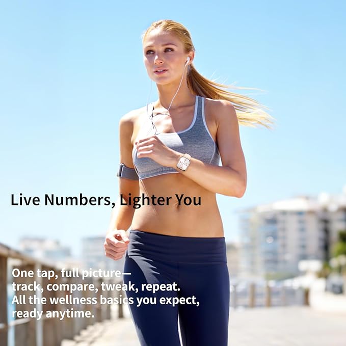 Smart Watch Fitness Tracker, Ultra HD 1.95" AMOLED Display (410×502 High Resolution) | 3ATM Waterproof | Heart Rate/Sleep Tracker | 130+ Sports/Fitness Modes, Bluetooth Calling, Smart Notifications