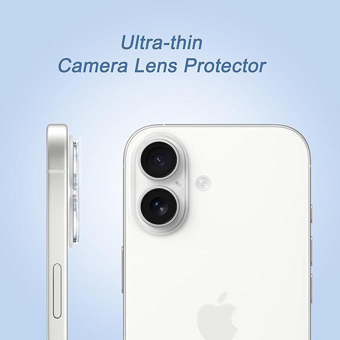 Ailun 3 Pack Screen Protector for iPhone 17 [6.3 inch] + 3 Pack Camera Lens Protector with Installation Frame,Dynamic Island Compatible,Case Friendly Tempered Glass[Not for iPhone 17 Pro/Pro Max/Air]