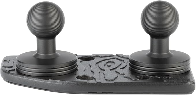 Bulletpoint Metal Dash Mount Cell Phone Holder & Action Camera Bracket Compatible with 2024+ Jeep Wrangler JL, 4xe & Gladiator Dual 20mm Ball Base (Driver Side Spring-Loaded)