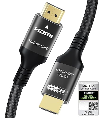 Certified 10K 8K 4K HDMI 2.1 Cable 15FT, 48Gbps Ultra High Speed HDMI® Cord - Image 4