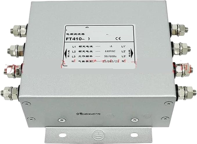 Three Phase Four Wire Power Filter Anti Interference Purifier FT410