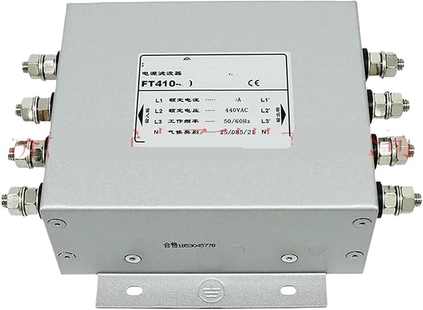 Three Phase Four Wire Power Filter Anti Interference Purifier FT410