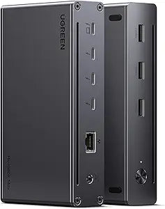 UGREEN 8-in-1 Thunderbolt 4 Docking Station, Dual 4K@60Hz, 3xTBT4, 40Gbps