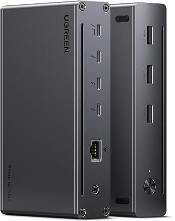 UGREEN 8-in-1 Thunderbolt 4 Docking Station, Dual 4K@60Hz, 3xTBT4, 40Gbps