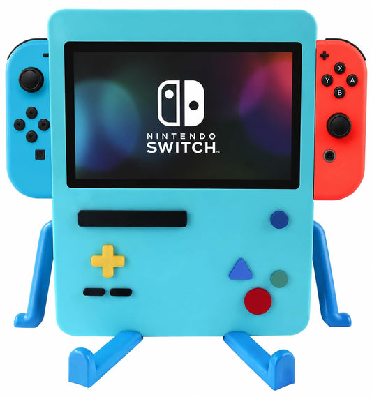 GRAPMKTG Charging Stand for Nintendo Switch Accessories Portable Dock Compatible for Nintendo Switch OLED Cute Case Decor Gift Men Women Kids Blue [Nintendo_Switch]