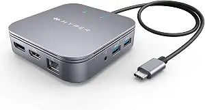 HyperDrive Dual Monitor Thunderbolt Dock - 4K60Hz HDMI Thunderbolt Docking Station -7-in-1 Dock - Slim, Portable, Powerful
