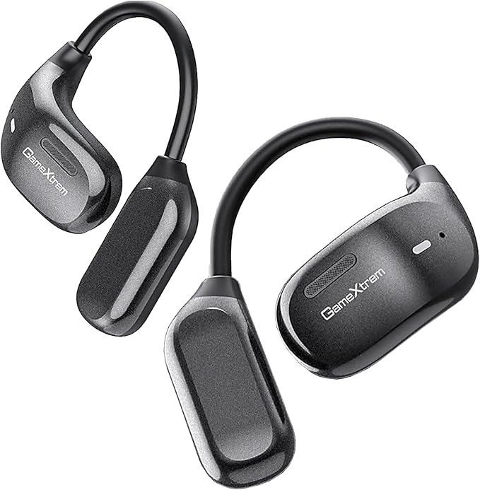 NEW OpenFit Air Bone Conduction Headphones Only 0.23 OZ Open Ear Earbuds , Wireless Earbuds with HD Clear Calls, Ear Buds with 72 Hours of Playtime, Secure Earhooks Earphones for Sports, Fitness, TV