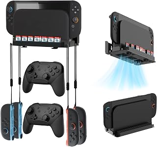 LEPEYMDA Wall Mount for Switch 2/1/OLED, Accessory Storage Organizer Shelf - Image 1