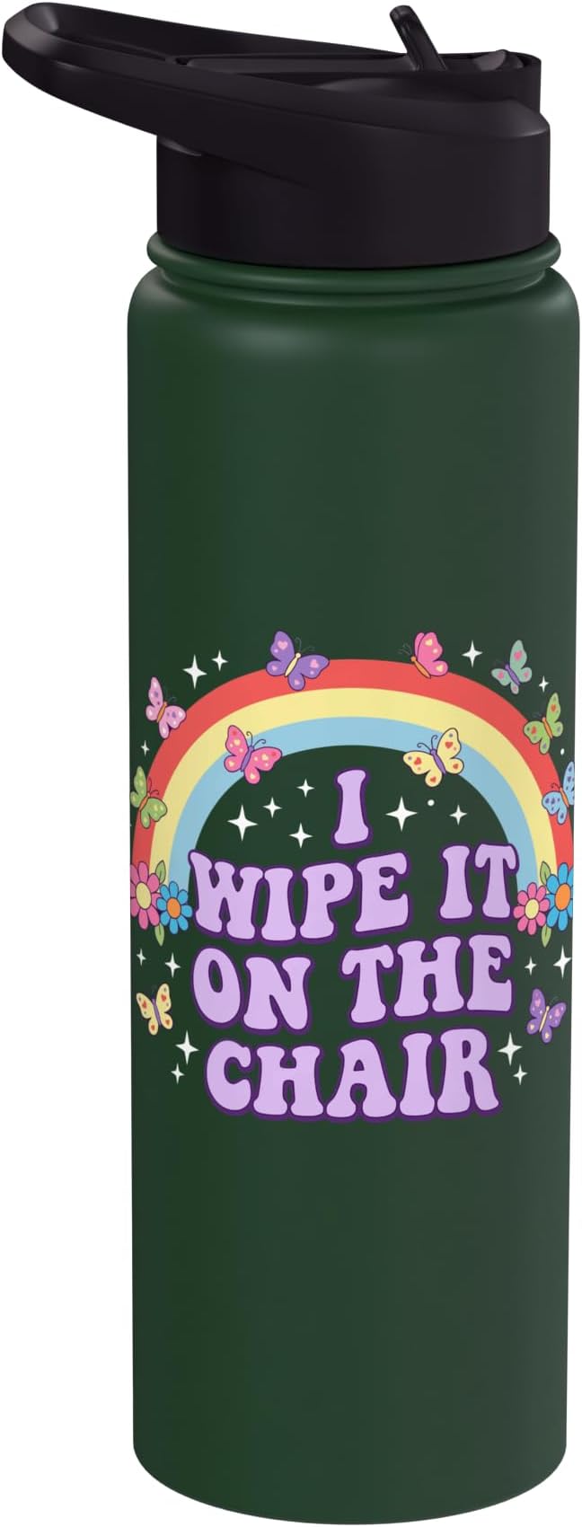 Rainbow Stainless Steel Insulated Water Bottle