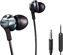 PHILIPS Pro Wired Earbuds with Microphone, Hi-Res Audio in-Ear Headphones with 3.5mm Jack, Comfortable and Durable Build Earphones, Perfect for Music, Calls, and Daily Use, 3 Extra Eartips Included - Image 1