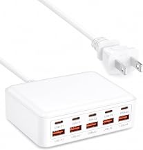 USB C Charger Station for Multiple Devices, 10-Port USBC Charging Hub - Image 1