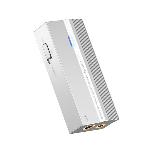 DA5 Decoder Headphone Amplifier,Portable Hi-Fi DAC,Dual CS43198 DAC,768kHz/32bit,DSD256,3.5mm+4.5mm Up to 682mW Output,Portable USB DAC/AMP with Call Function,Button & App Control