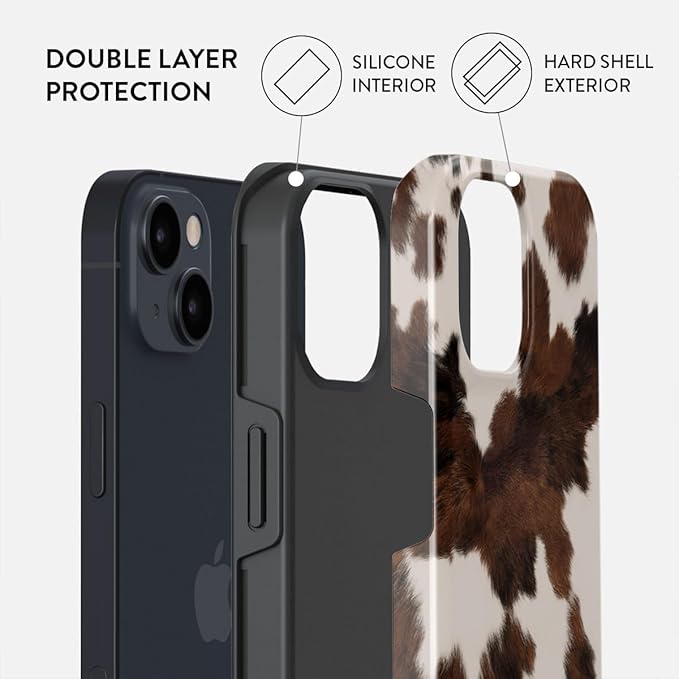 BURGA Phone Case for iPhone 13 - Cute, Trendy, Aesthetic, Pattern Phone Cover, Hard Shell Protection - fits Apple iPhone 13 Case for Women and Men