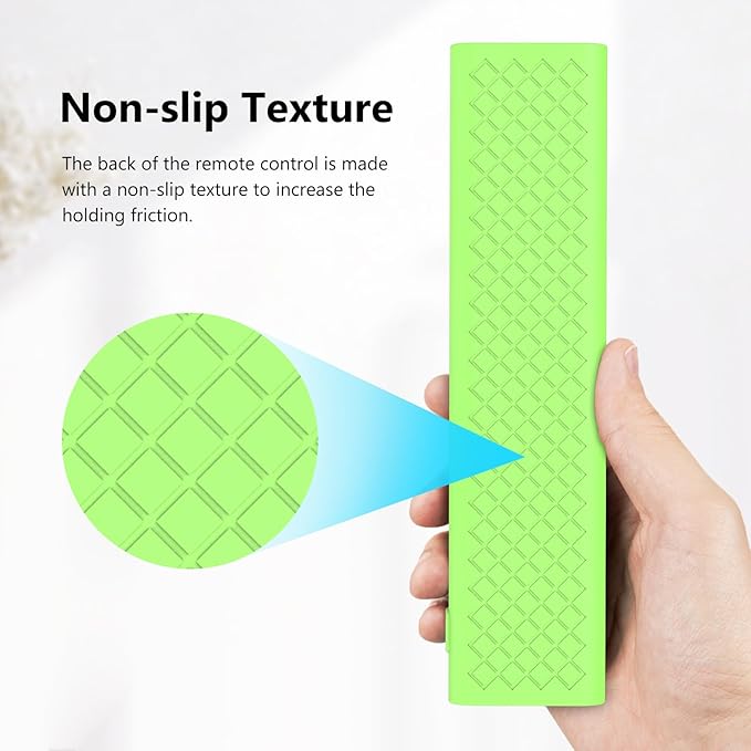 LEFXMOPHY Glow Cover for ERF6A80 ERF6G80H ERF6F80H Voice Remote for Hisense U6 U7 U8 U9 Series 4K Smart TV 2024 Green Silicone Case - Lime Green