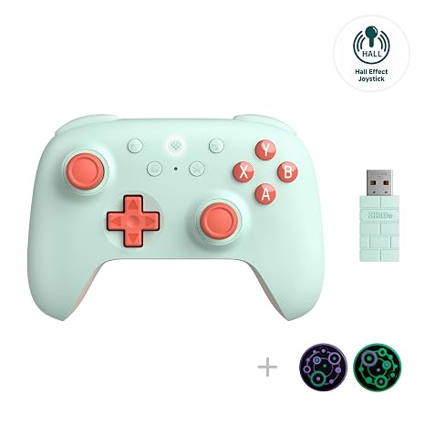 8Bitdo Ultimate 2C Wireless Controller for PC & Android - Mint