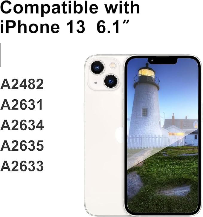 LL TRADER Screen Replacement for iPhone 13 6.1" LCD Retina FHD Display COF Touch Screen Digitizer with Repair Tool Kits, Waterproof Tape, Screen Protector (Truetone programable) 2025 New