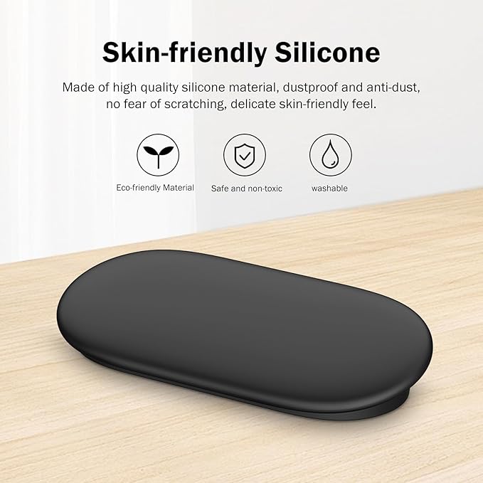 Silicone Cover Case for Google TV Streamer 4K 2024 ，Protective Sleeve Set for Google TV Streamer 4K Host Box +Voice Remote,Anti-Slip Scratch Shock Protection (Black)