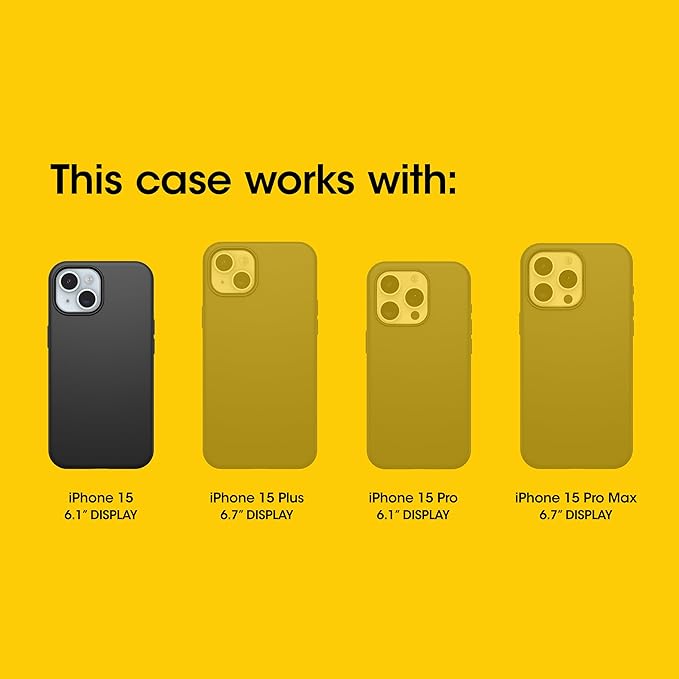 OtterBox iPhone 16e, 15, 14, & 13 Symmetry Series Case - Soft Sunset (Purple), Snaps to MagSafe, Ultra-Sleek, Raised Edges Protect Camera & Screen
