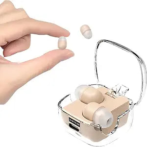 Xmenha Mini Small Invisible Earbuds Wireless Bluetooth Tiny Hidden Earbuds